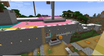 マイクラpc 娘6歳mizzyちゃんワールド物語 居城 ヘビメタパパと子鉄な息子のゲーム日記