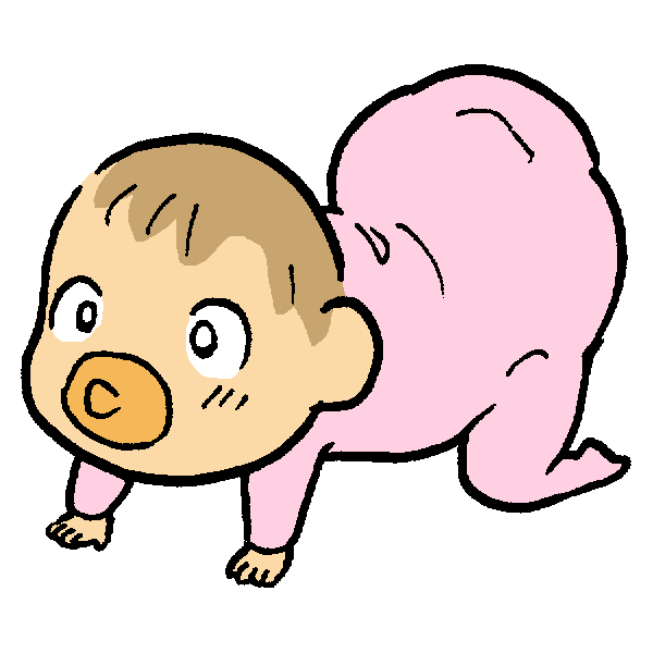 はいはいのイラスト かわいいフリー素材が無料のイラストレイン