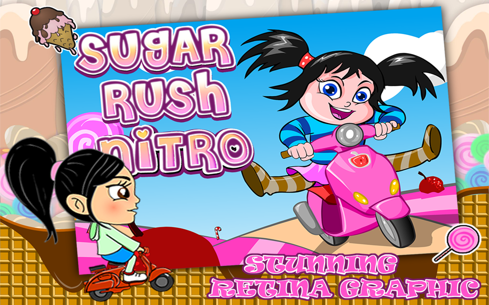 App Shopper: Sugar Rush Nitro - Sweet Candy Kart Racing ...