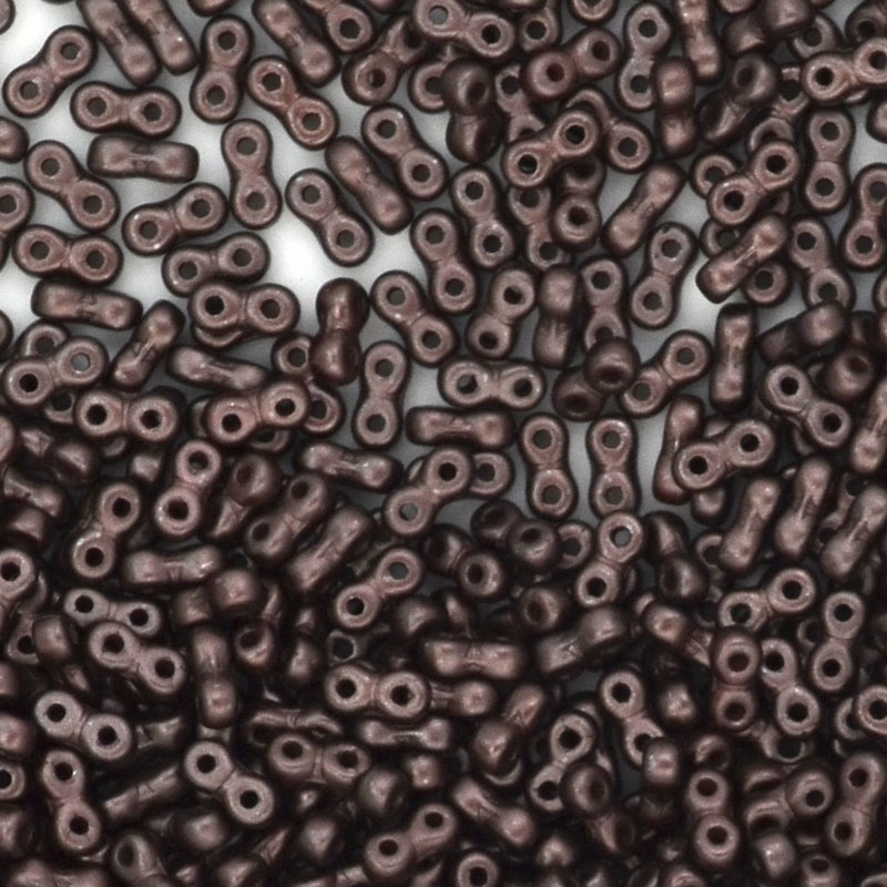 s44440 Czech Shaped Beads -  Infinity Beads - Pastel Coco