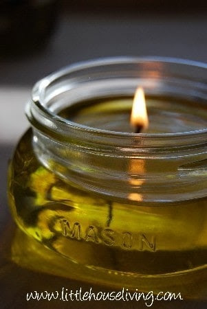 Post image for Olive Oil Candles