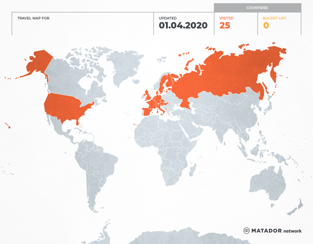 Dina’s Travel Map