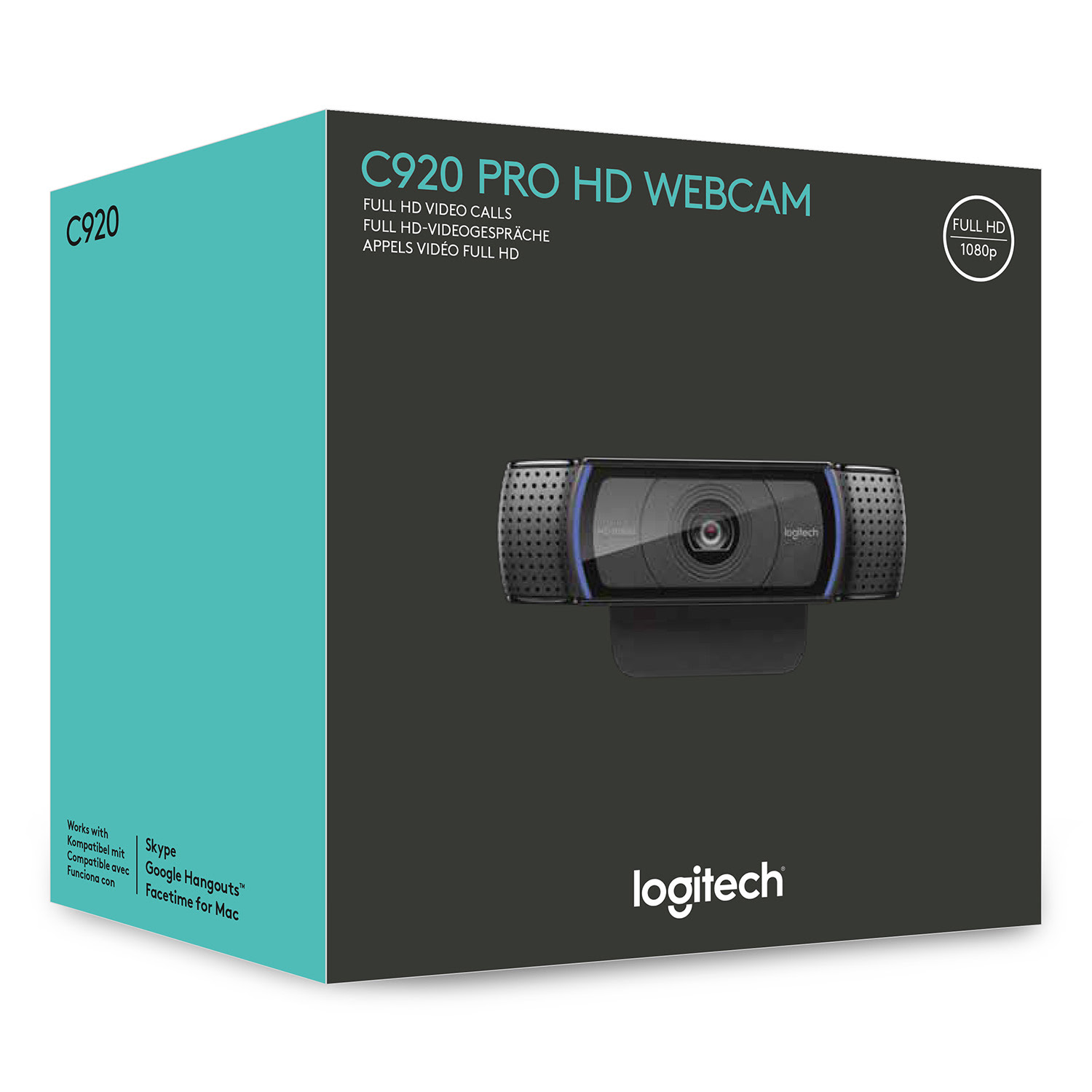 Product Datasheet Logitech C920 Hd Pro Webcam 15 Mp 1920 X 1080 Pixels Usb 2 0 Black Webcams 960 001055