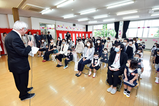 6月1日に令和2年度入園式 2日に進級式が行われました 柏幼稚園