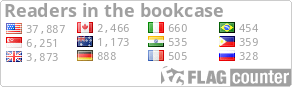 Readers in the bookcase