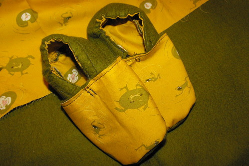 Pantuflas terminadas