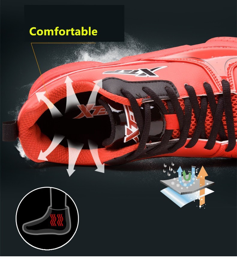 XTEP Men Basketball Shoes Professional Outdoor Male Sports 