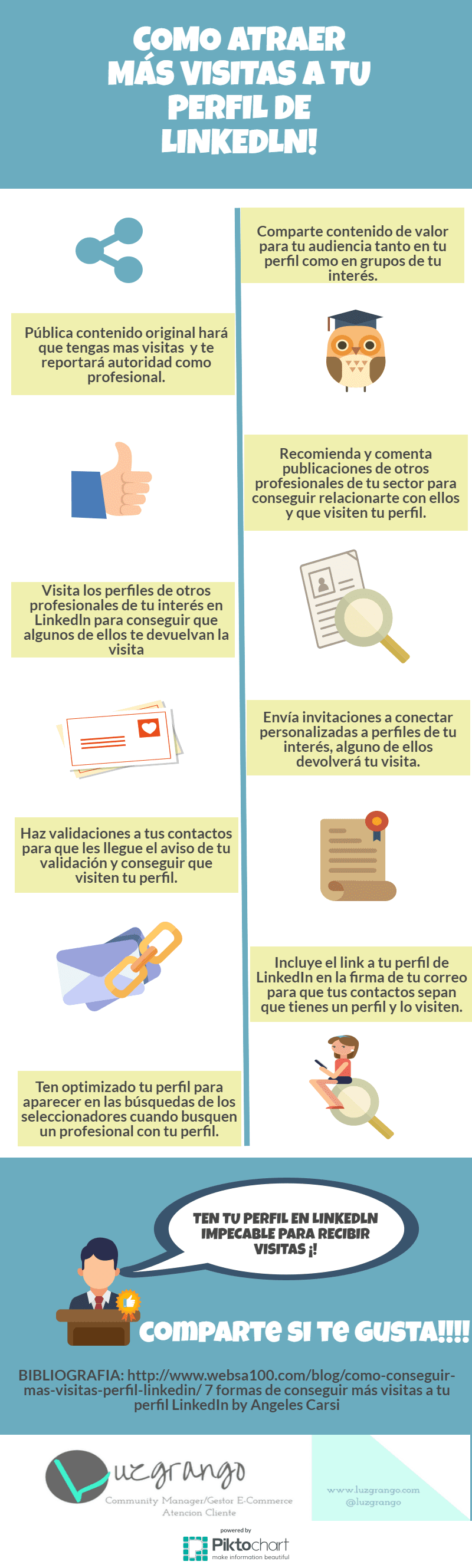 Cómo atraer más visitas a tu perfil de Linkedln