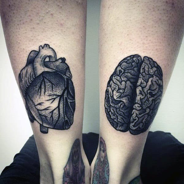 60 Brain Tattoo Designs For Men - Intelligent Ink Ideas