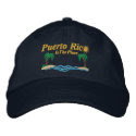 Puerto Rico Is The Place Embroidered Baseball Cap