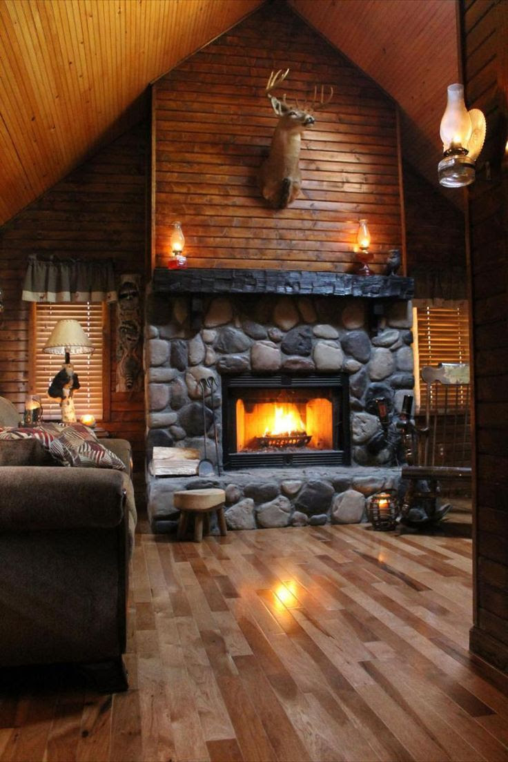 Log Cabin Interior Design Ideas Cabin Pinterest