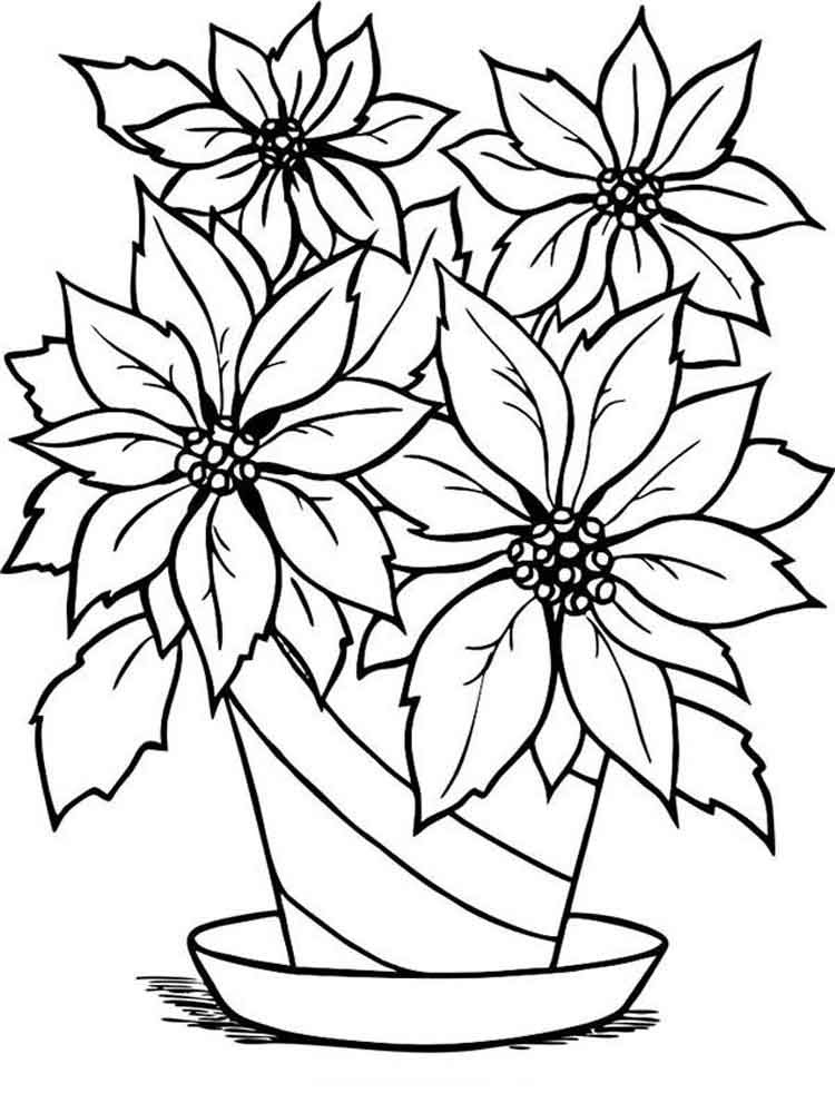 Download Flower Coloring Pages | Free download on ClipArtMag