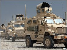 US military vehicles in Iraq - 9/9/2008