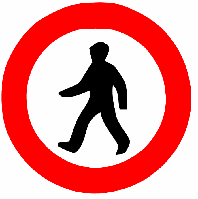 File:Pedestrians prohibited.png - Wikimedia Commons
