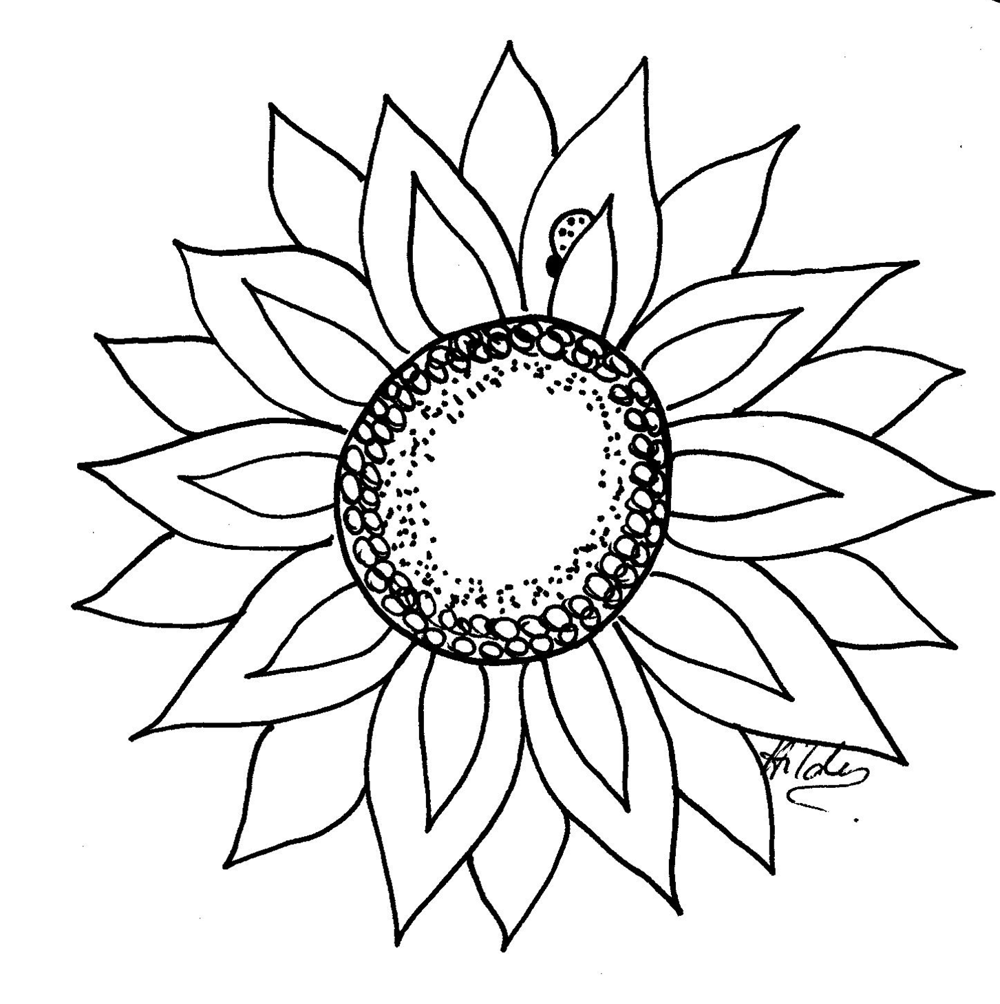 Free Free 227 Clipart Sunflower Simple SVG PNG EPS DXF File