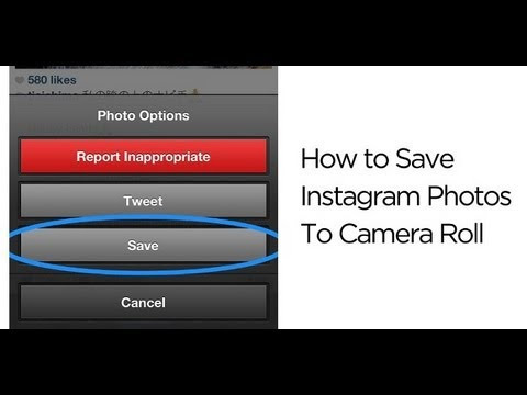Save Instagram Photos to iPhone Camera Roll