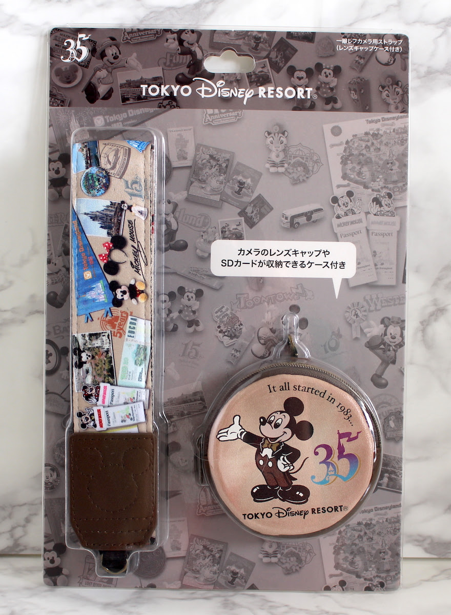 東京ディズニーリゾート35周年 Happiest Celebration カメラストラップ グッズ紹介 Be Our Guest ディズニーブログ