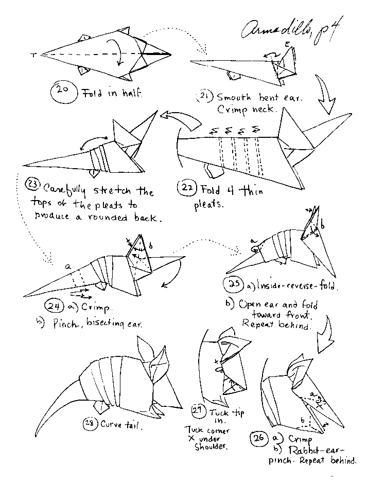 Origami Animals Instructions