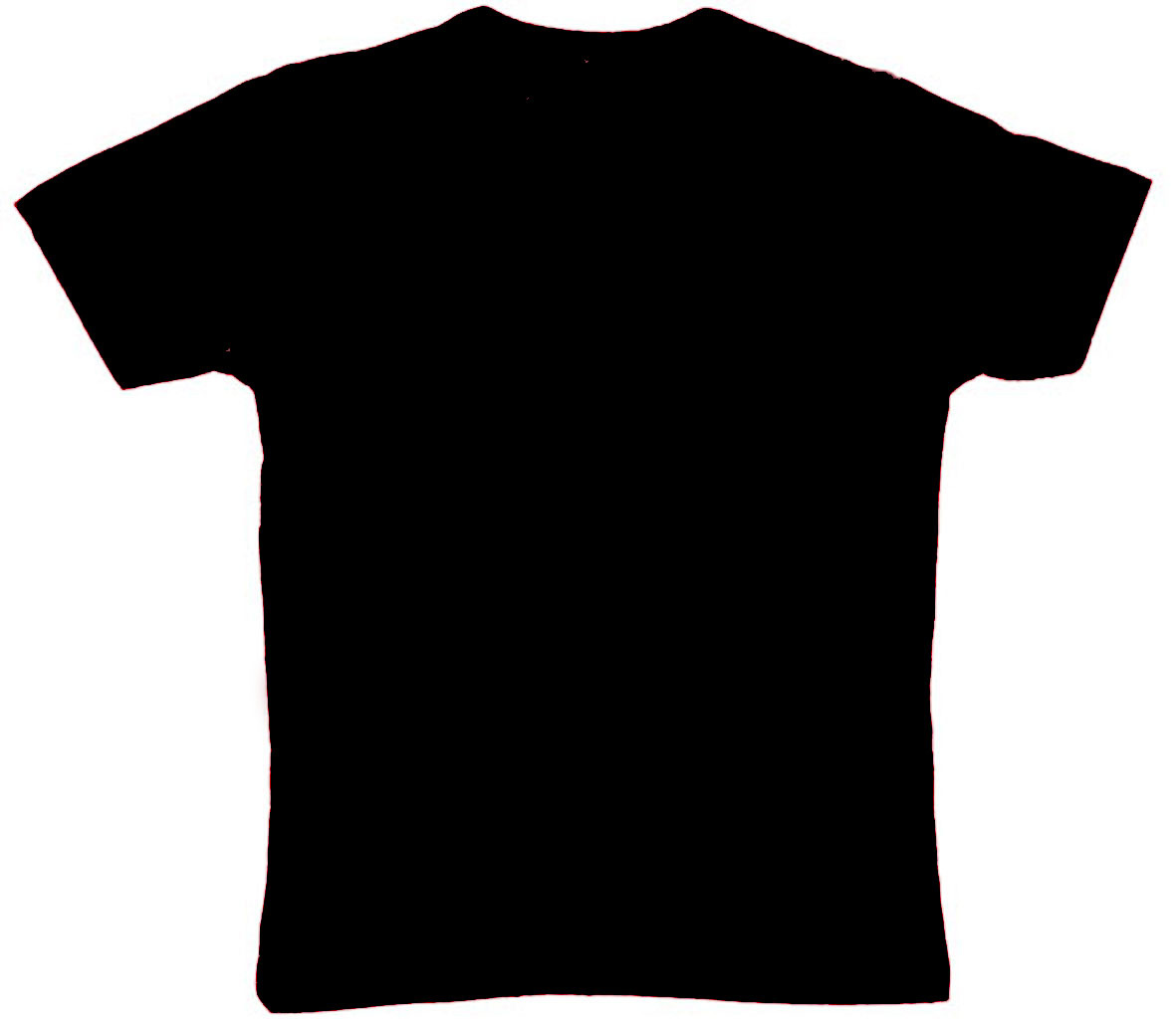 Tshirt Hitam  Hadapan ClipArt Best