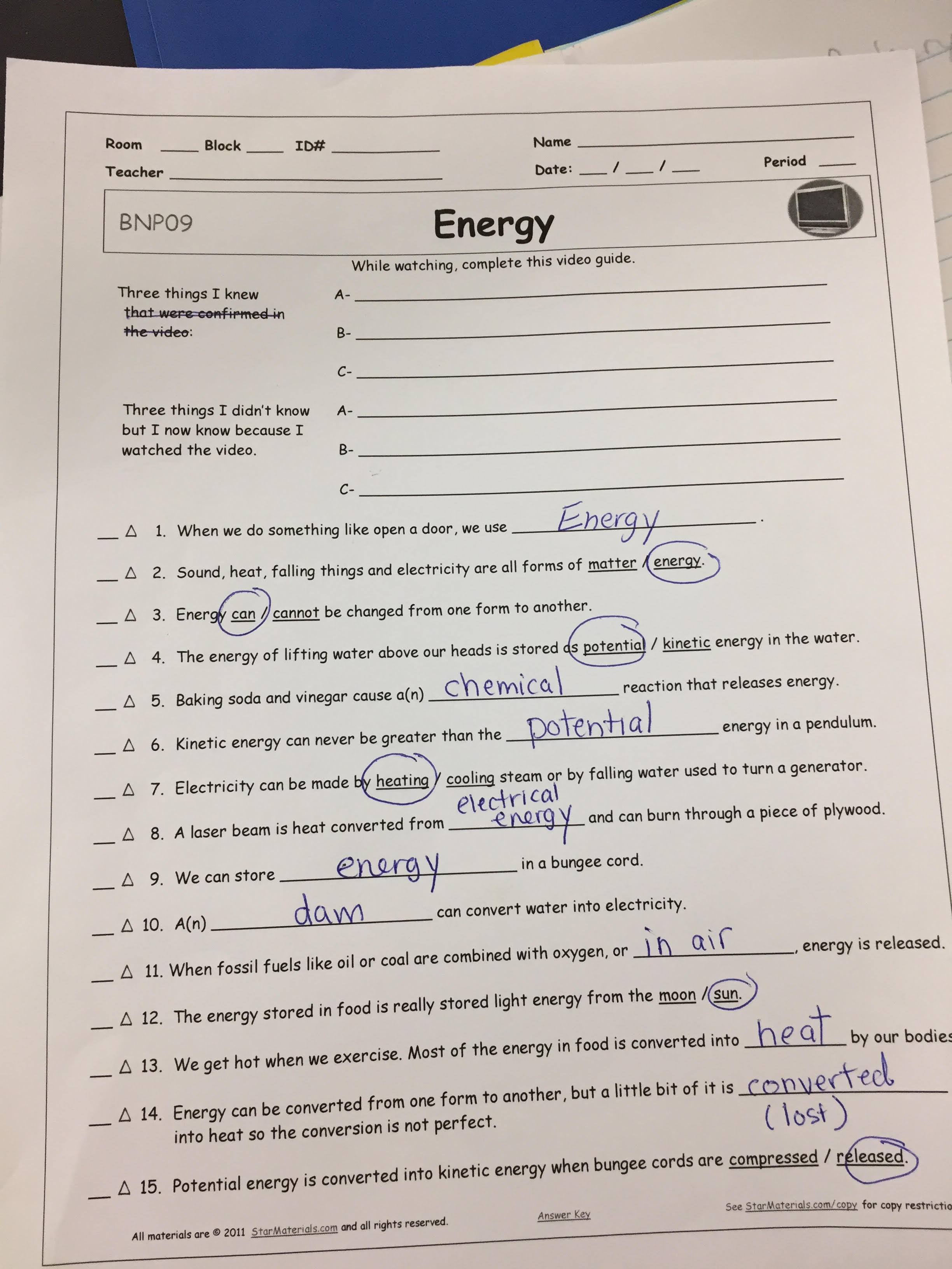 Inb Ms Saltzmann S Science Class