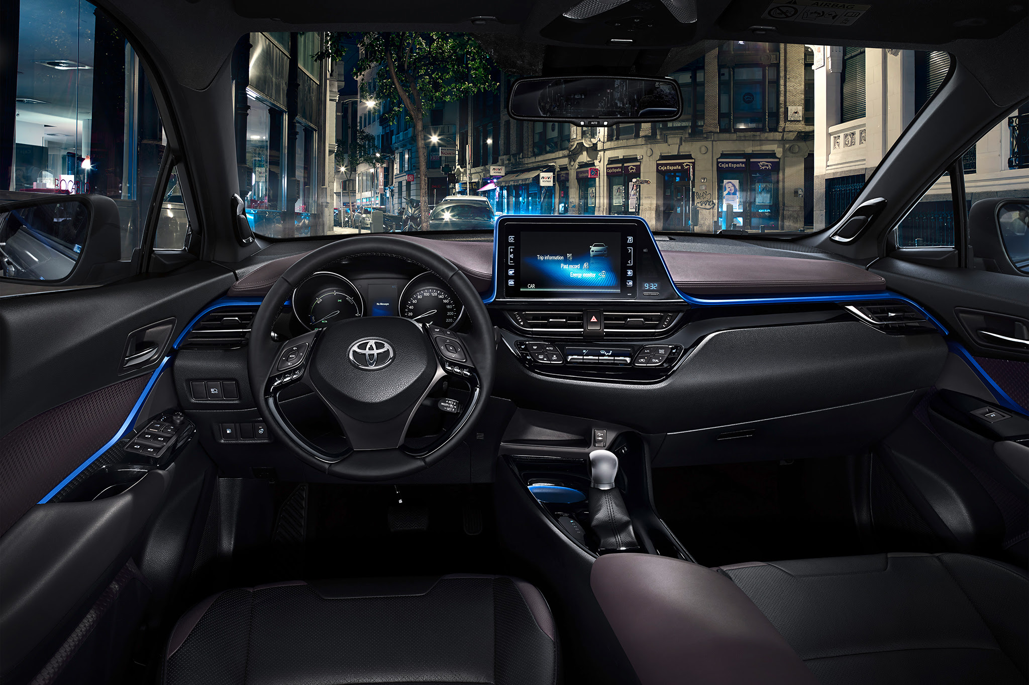 Toyota C HR European spec interior cabin