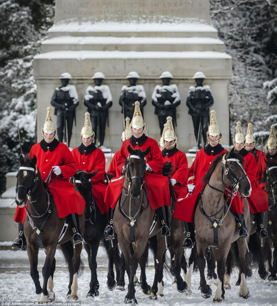 'Changing of the Queen's Life Guard' by Sgt Adrian Harlen RLC,