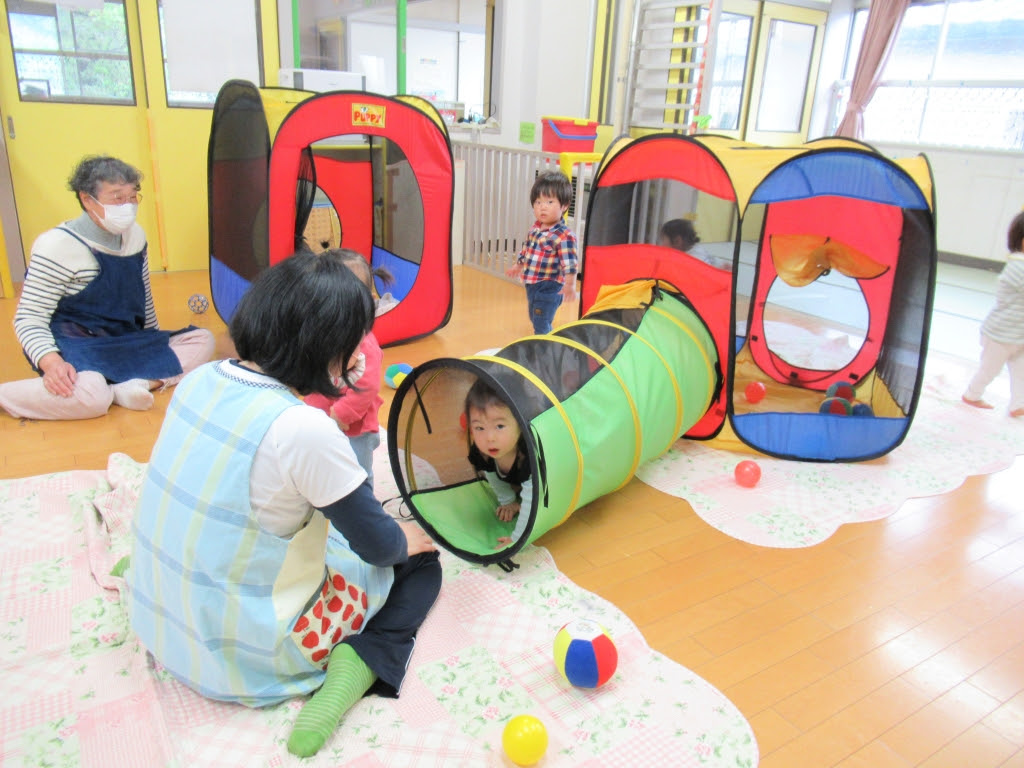 椿1組さん 室内遊び 善友保育園 ヤッホーブログ