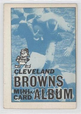 1969 Topps Mini-Albums Inserts #4 - Cleveland Browns [Good to VG‑EX] - Courtesy of COMC.com