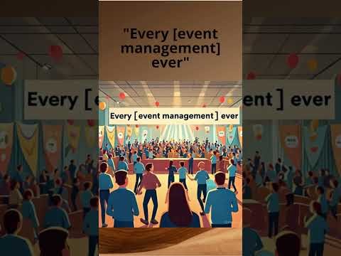 "Every [event management] ever" #dubai #motivation #techno