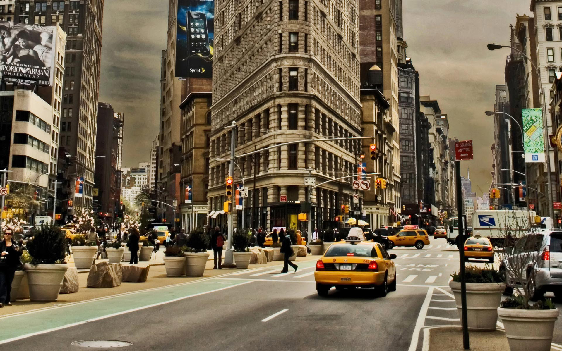 Ny Street Cabs Hd Wallpaper Revista Gente Internacional