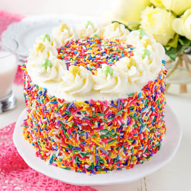 Funfetti Birthday Cake - Sugar & Soul