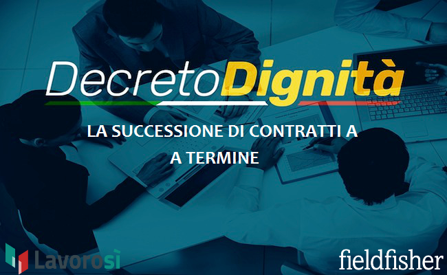 Decreto dignità: La successione di contratti a termine