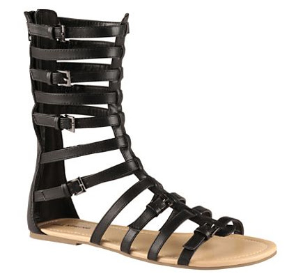 ... Whatâs Haute: Help me find affordable, knee-high gladiator sandals