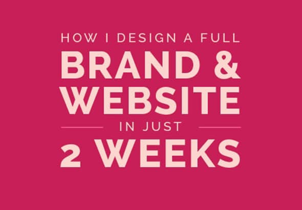 How I Design a Full Brand and Website in Squarespace