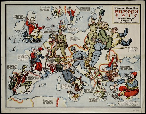 Sommerschau über Europa 1915