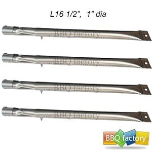 Amazon.com: 12411 4-pack Stainless Steel Straight Pipe Burner for ...