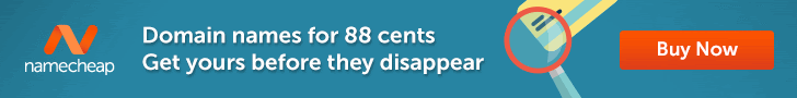 Domain Names for $0.88 with Namecheap