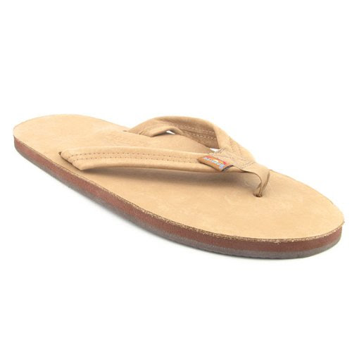 Rainbow Sandals Men Premium Leather Single Layer, Sierra Brown, X ...