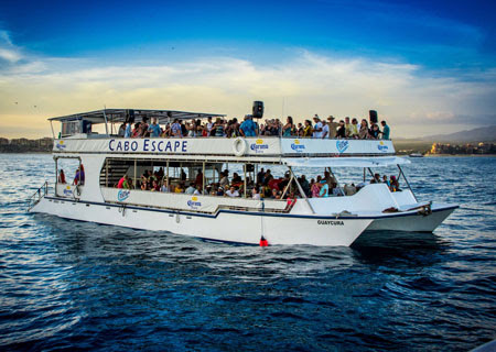 Family friendly Cabo Escape boat sailing from Cabo San Lucas in Baja 