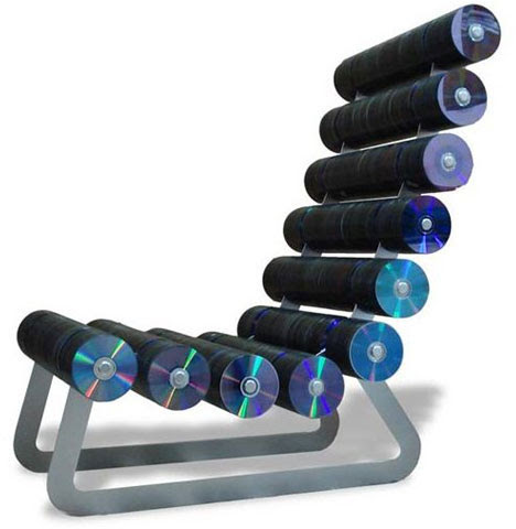 CD Spindle Artistic Chair