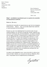 Modèles de lettre gratuits pour le secteur de l'Assurance