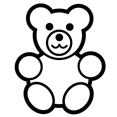  free printable teddy bear coloring pages for kids