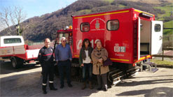 De izquierda a derecha, Javier Bayona, Javier Goicoa, Isabel Anaut y Elena Aizpuru.