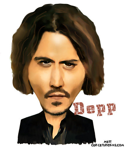 johnny depp caricature