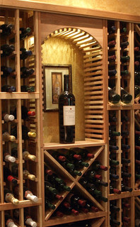 Small Decorative Cellar Arch - Traditional - Wine Racks 