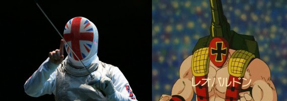 ロンドンオリンピック・フェンシングのイギリス代表がかっこ ...