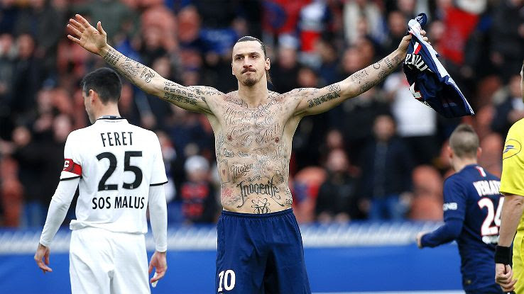 Zlatan Ibrahimovic tattoos names of people suffering from ...