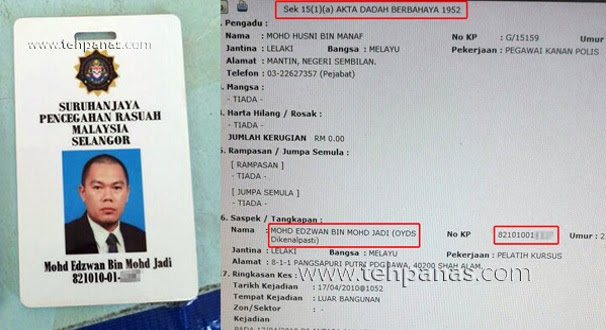 Anggota SPRM Yang Menangkap Anggota PDRM Membalas Dendam Lama Terhadap PDRM?