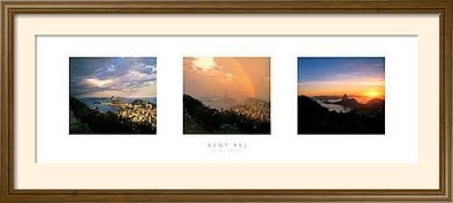 Framed Posters: - Bent Rej Colours of Rio I Framed Art Print (47 x 106 cm) 