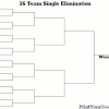 16 Person Tournament Bracket